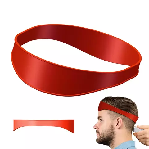 Bandana silicone para corte de cabelo barbeiro.