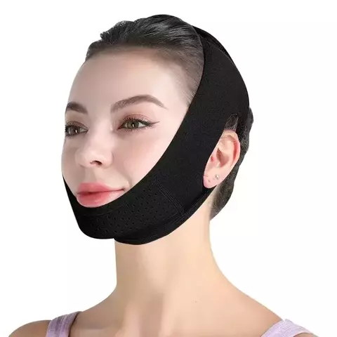Mulheres rosto emagrecimento bandagem face lifting banda v linha shaper queixo bochecha.