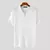 Camisa polo com zíper masculina