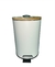 Tacho Blanco Tapa de Bambú 3 Litros