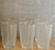 Vasos de vidrios Labrados Transparentes CAJA X6