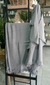 Manta Tusor Flecos Gris 2x1.4