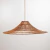 PANTALLA COLGANTE DE RATTAN 68X18 CM