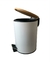 Tacho Blanco Tapa de Bambú 3 Litros - comprar online