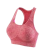 Top com bojo rosa para academia, ideal para treinos com conforto e estilo.