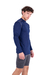 Remera Térmica Hombre Maner-Sport – Running, Gym & Casual Azul Marino - Maner Sport