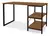 Escrivaninha Mesa Office Estudo Estilo Industrial Cor Preto Imbuia KLM - Mobbi Shop