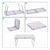 Imagem do Mesa Camping 1,20m x 0,60m - dobrável