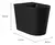 INODORO CORTO LINK DECA NEGRO MATE P23.94 - comprar online