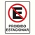 Placa PVC 30x40cm T1 "Proibido Estacionar"