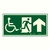 Placa PVC 12x24cm S15C "Cadeirante Adiante"