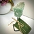 QUARTZO VERDE COM SUPORTE PARA MESA - comprar online