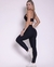 Conjunto Calça Legging Básica New Onça Fit Preto + Top Lu