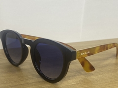 Óculos Leme Preto Lente Azul - Balgari Glasses