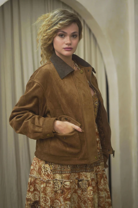 Campera gamuza Salena