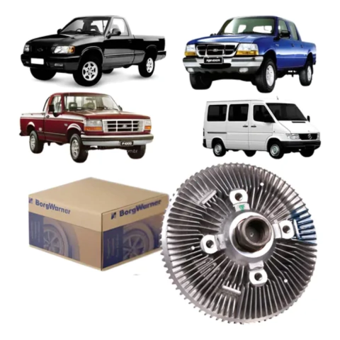 Embreagem Viscosa S10 F1000 Ranger Hsd 2.5 2.8 2001 A 2006