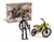 Moto De Brinquedo Comando Trail Roda Livre Samba Toys - comprar online