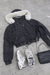 Puffer de jean capucha desmontable con piel art.66508 - KADE
