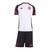 Kit Infantil Flamengo II 25/26 - Adidas - Branco e preto com detalhes em vermelho