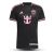 camisa-inter-miami-número-ii-away-fora-2023-2024-2025-23-24-25-preta-preto-seis-listras-horizontais-ondulacoes-rosa-na-lateral-liberdade-para-sonhar-nuca-escudo-tradicional-logo-adidas-rosa-patrocinio-royal-caribbean-rosa-messi-goat-1