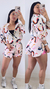 Short Duplo Tactel Estampado - comprar online
