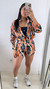Short Duplo Tactel Estampado - comprar online