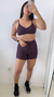 Conjunto de Short Estampado Top Alça Fina - Jasminifit