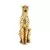 ESCULTURA LEOPARDO DOURADO