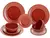 APARELHO DE JANTAR 12 PEÇAS TERRACOTA - comprar online