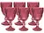 JOGO DE TAÇAS ROSA 6 PEÇAS