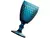 JOGO DE TAÇAS BICO DE JACA VIDRO AZUL 330ml 6 PEÇAS - comprar online