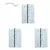 DOBRADICA CROMADA 3 C/3 SCHILD - comprar online