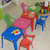 MESA PLASTICA ANTARES INFANTIL VERMELHA - comprar online