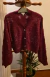 Twin set feminino em tom marsala para composições sofisticadas.