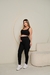 Legging Isa Fitness com cós alto na internet