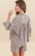 Pijama Americano Manga 3/4 com Shorts Lorenza em Algodão - loja online