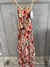 Vestido Longo Tule Estampado Serena Colorido com Amarração na internet