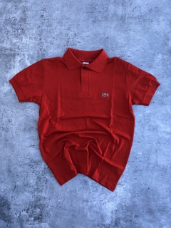 CHOMBA DE PIQUE LACOSTE ROJA - comprar online