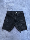 BERMUDA JEANS GRIS OSCURO