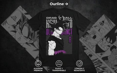 Remera Ourline - "Ultra Instinct Sign"
