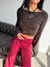 Sweater crop manga Oxford
