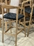 Banqueta CURV madera Petiribi tejido CUERO negro/ $450.000 efectivo - Big Design Argentina