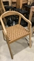 Silla CURV madera Petiribi tejida en SOGA náutica marron - comprar online