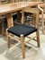 Silla QUAD madera petiribi tejida en SOGA náutica negra/ $190.000 efectivo