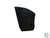 Yerbera Bolsa de Cuero Gamuza Negra - comprar online