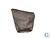 Yerbera Bolsa de Cuero Marrón Oscuro