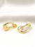 Brinco Organic banhado a ouro18k - DIAMANTINO JOIAS & SEMIJOIAS