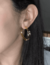 Brinco Argola Dourado Moderno banhado a ouro18k - comprar online