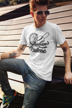 Eikonikos 33 Unisex premium t-shirt- America's favorite pastime on internet