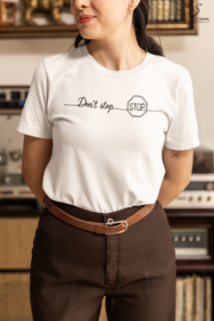 Camiseta Eikonikos 33 premium unisex- Don't stop - Eikonikos33